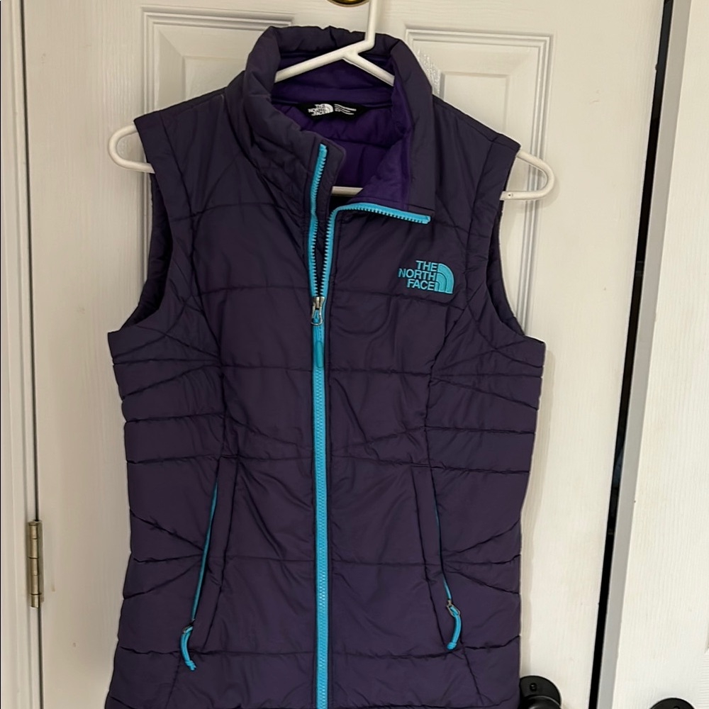 The North Face Purple Puffer Vest